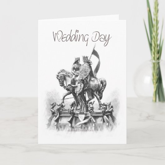 Wedding Day-Renaissance-Sketch Kaart (Voorkant)