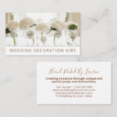 Wedding Decoration Hire Visitekaartje (Voorkant / Achterkant)