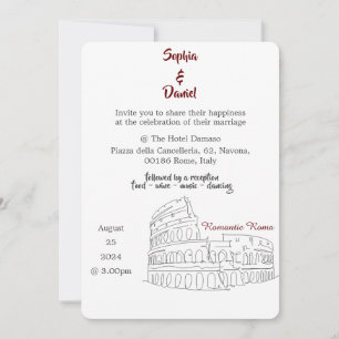 Wedding Destination - Rome, Italië Kaart