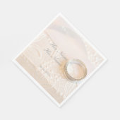 Wedding Diamonds Ring Jewelry Servetten (Hoek)