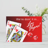 Wedding - Doen in Las Vegas red Kaart (Staand voorkant)