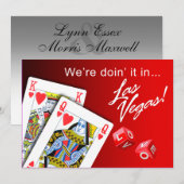 Wedding - Doen in Las Vegas red Kaart (Voorkant / Achterkant)