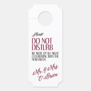 Wedding door deur Hanger
