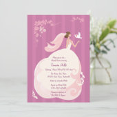 Wedding Dove Bridal Shower Kaart (Staand voorkant)