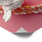 Wedding Doves Art Poster (Hoek)