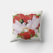 Wedding Doves Pillow Kussen (Achterkant)