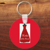 Wedding Dress Moeder van de Bride Sleutelhanger (Voorkant)