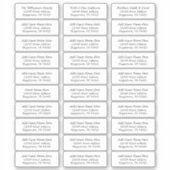 Wedding en evenement 30 gastAdresetiketten Sticker (Voorkant)