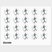 WEDDING ENVELOPE SEAL STICKER SJABLOON (Vel)