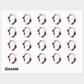 Wedding Envelope-zegel | Halloween Ronde Sticker (Vel)