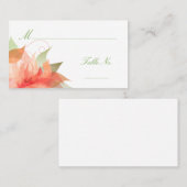 Wedding Escort Guest Place Cards Plaatskaartje (Voorkant / Achterkant)