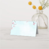 Wedding Escort Kaarten | Waterverf Cherry Blossom (Achterkant)
