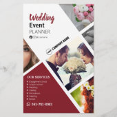 Wedding Event Planner Custom Flyer (Voorkant)
