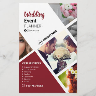 Wedding Event Planner Custom Flyer