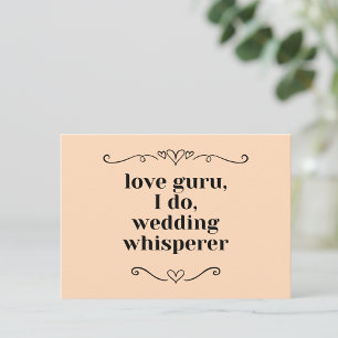  Wedding Event Planner Visitekaartje