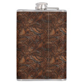 Wedding Faux Tooled Leather Look Heupfles (Achterkant)