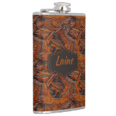 Wedding Faux Tooled Leather Look Heupfles (Rechts)