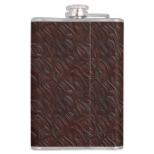 Wedding Faux Tooled Leather Look Heupfles (Achterkant)