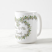 Wedding Favor Elegant Rozen Moeder van de Bride Koffiemok (Voorkant rechts)