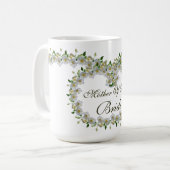 Wedding Favor Elegant Rozen Moeder van de Bride Koffiemok (Voorkant links)