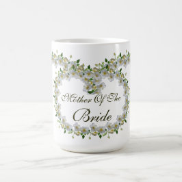 Wedding Favor Elegant Rozen Moeder van de Bride Koffiemok