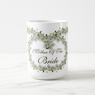 Wedding Favor Elegant Rozen Moeder van de Bride Koffiemok