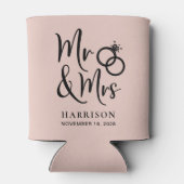 Wedding Favor Mr. Blush Blikjeskoeler (Achterkant)