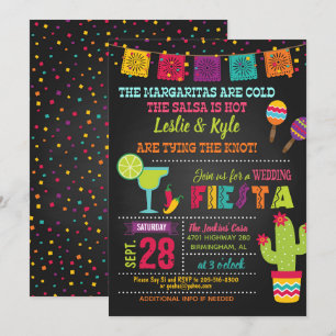 Wedding Fiesta-uitnodiging Kaart