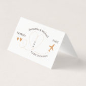 Wedding Flight Travel QR Code Playlist (Back)