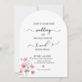 Wedding Floral Invitation (Devant)