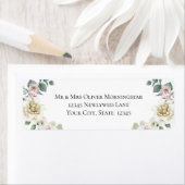 Wedding Floral Lavender Peony Etiket (Insitu)