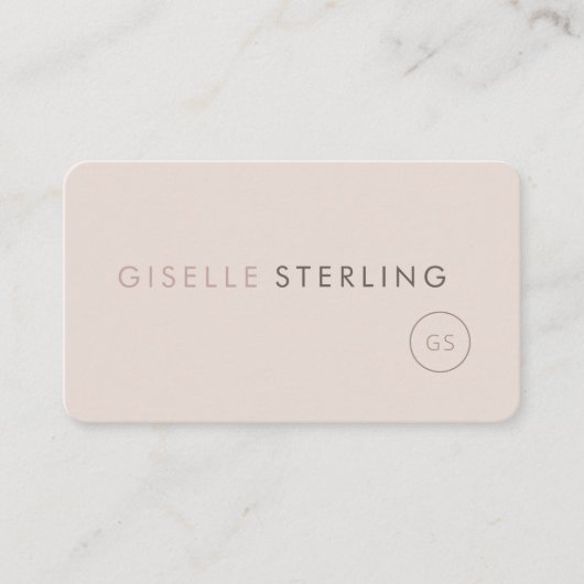 Wedding Florist Feminine Professional Visitekaartje (Voorkant)