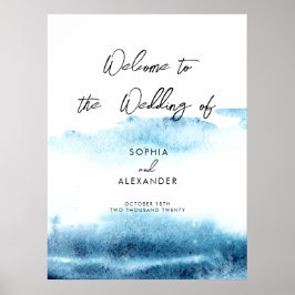 Wedding Foam Boards Sign Welkom. Poster