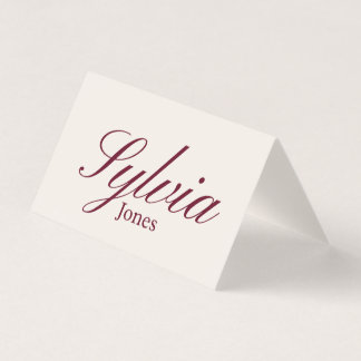 Wedding Foldable place card for dinner,engagement  Kaart