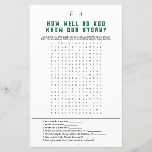 Wedding Game Word Zoeken v2 (Voorkant)