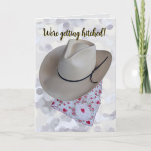 Wedding Getting Hitched casual bruiloft uitnodigin