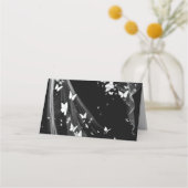 Wedding Gevouwen Naam Plaats Kaart (Achterkant)