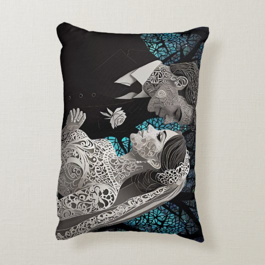 Wedding Gift Accent Kussen (Achterkant (Verticaal))