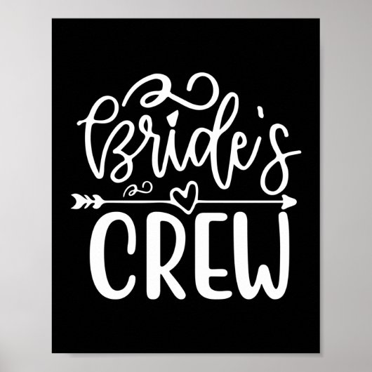 Wedding Gift Bride's bemanning Poster (Voorkant)