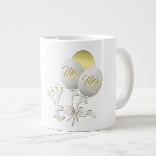 Wedding Gift - Mok Jumbo (Voorkant rechts)