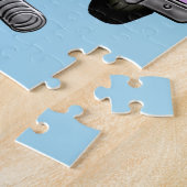 WEDDING GIFT PUZZLE, NET GEMAAKT AUTO LEGPUZZEL (Zijkant)