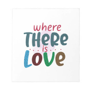 Wedding Gifts Where There is Love Notitieblok