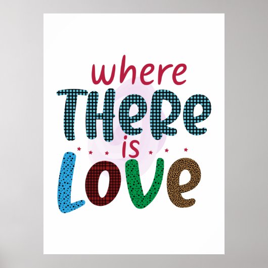 Wedding Gifts Where There is Love Poster (Voorkant)