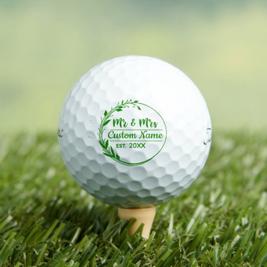 Wedding golfballen - Custom Name Keepsakes (Insitu Shirt)