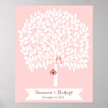 Wedding Guest Book Alternative Tree, 155 bladeren