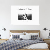 Wedding Guest Book Canvas Alternatief gastenboek (Insitu (Slaapkamer))