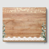 Wedding Guest book Rustic Theme Gastenboek (Achterkant)