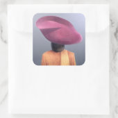 Wedding Guest Vierkante Sticker (Tas)