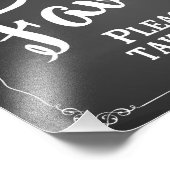 Wedding-guningsteken, partijbonbord foto afdruk (Hoek)