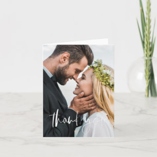 Wedding Handwrite Bedankt Foto Romantic
